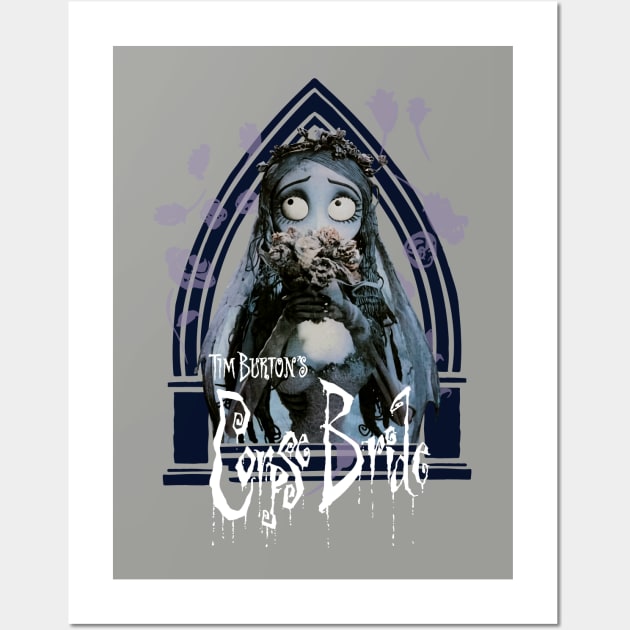 Corpse Bride Emily Roses And Altar Wall Art by Leblancd Nashb